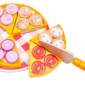 Wooden Pizza Toy - Pretend Play Food [DEMO] - Img 2