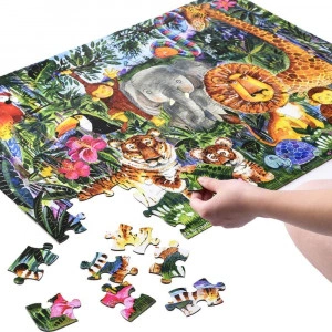 Jungle Puzzle - 150 Piece Animal Toy for Kids [DEMO] - Img 2