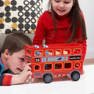 Wooden London Bus - London Bus Toy [DEMO] - Img 3