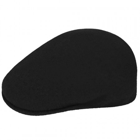 Basca Kangol Wool 504 Negru - Auriu