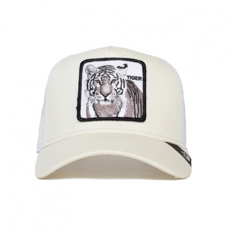 Goorin Bros the white tiger trucker cap, Weiß