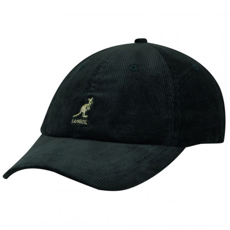 Kangol cord adjustable baseball cap, Grün