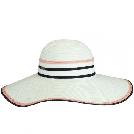Palarie Betmar Palma Wide Brim Alb