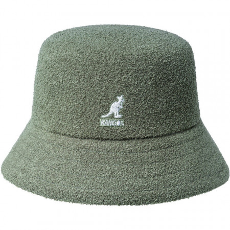 Palarie Kangol Bermuda Bucket Oil Green