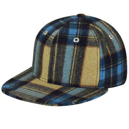 Sapca Kangol Tartan Flat Brim Silt Check