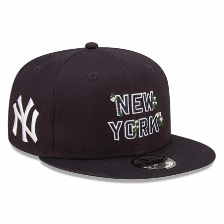 Sapca New Era 9fifty Wordmark New York Yankees Flower