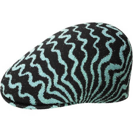 Kangol Meltdown 507 Flatcap Schirmmütze, Schwarz
