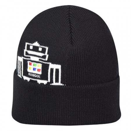 Kangol robot Muetze, Schwarz