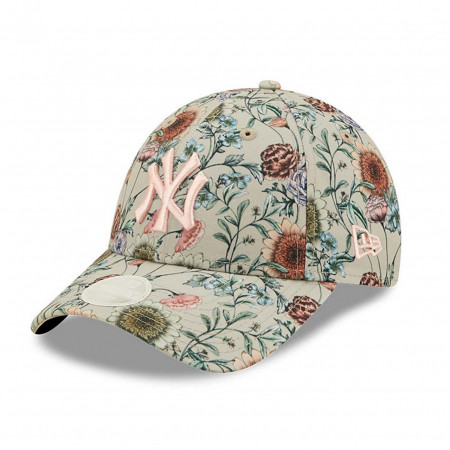 Sapca New Era 9forty NY over print floral bej