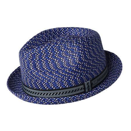 Palarie Bailey of Hollywood Mannes Braided Trilby Albastru