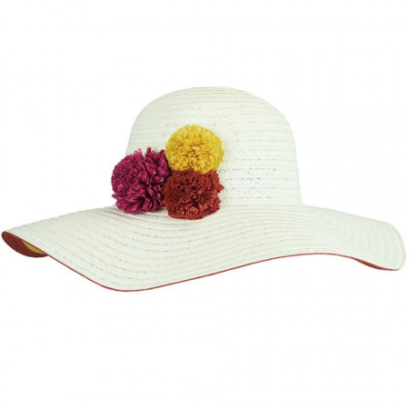 Palarie Betmar St. Tropez Braided Wide Brim Natural
