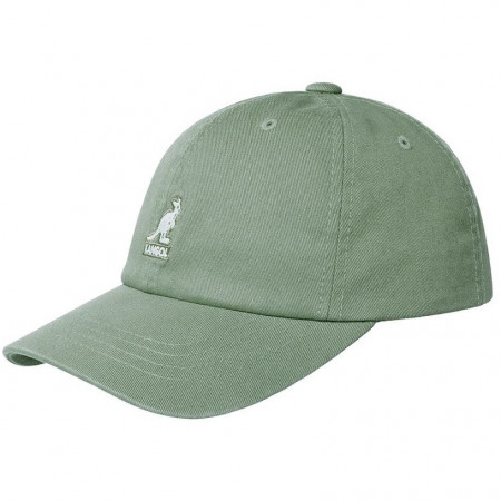 Sapca Kangol Washed Cotton Adjustable Baseball Verde Oliv