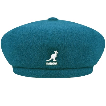 Kangol, bereta wool jax teal verde