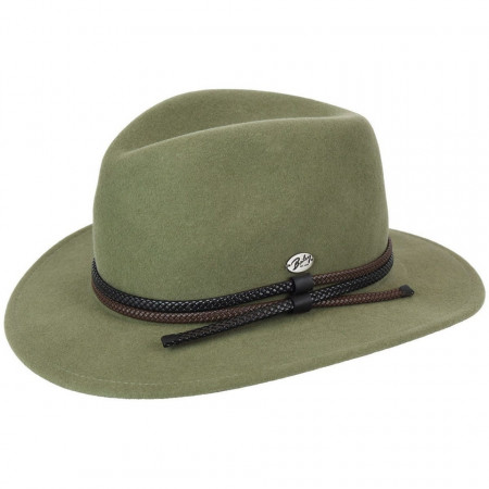 Palarie Bailey of Hollywood Nelles LiteFelt Fedora Verde
