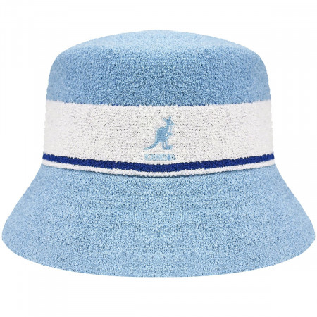 Palarie Kangol bermuda stripe bucket turf albastru deschis