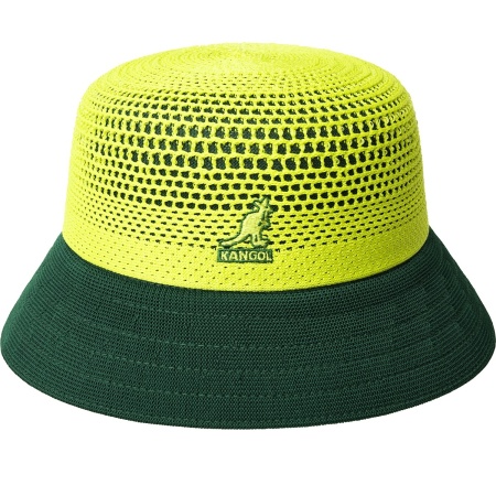 Palarie Kangol Double Mesh Bucket Verde