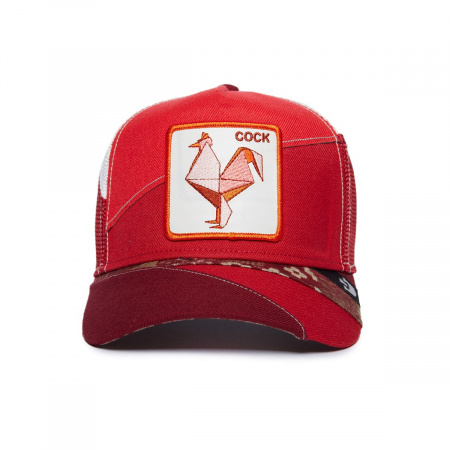 Goorin Bros sapka trucker farmigami courage, Piros, 55-60 CM