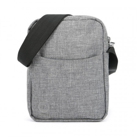 Mi-Pac Umhängetasche Crosshatch, 21 cm, 2.5 L, Grau