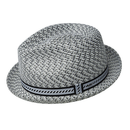 Palarie Bailey of Hollywood Mannes Braided Trilby Gri