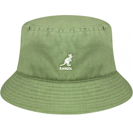 Palarie Kangol Washed Bucket Verde