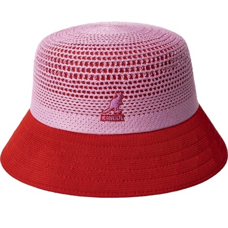 Palarie Kangol Double Mesh Bucket Rosu