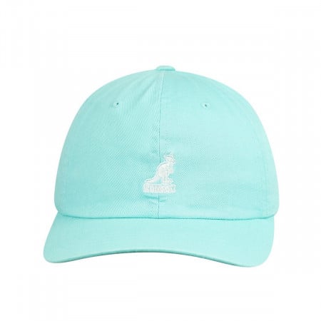 Sapca Kangol Washed Cotton Adjustable Baseball Albastru Aqua