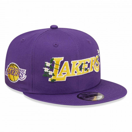 Sapca New Era 9fifty Wordmark LA Lakers Flower