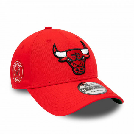 Sapca New Era 9forty Team Side Patch Chicago Bulls Rosu