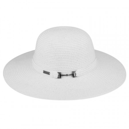 Palarie Betmar Selena Floppy Wide Brim Alb