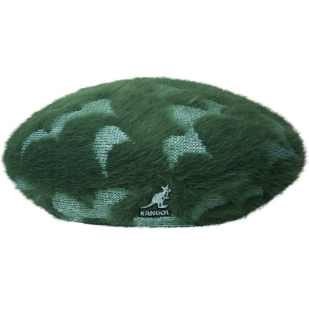 Bereta Kangol scribble beret verde