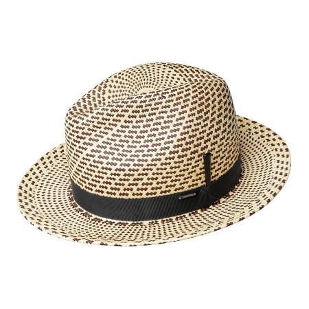 Palarie Bailey of Hollywood Hernen Panama Fedora Espresso Check