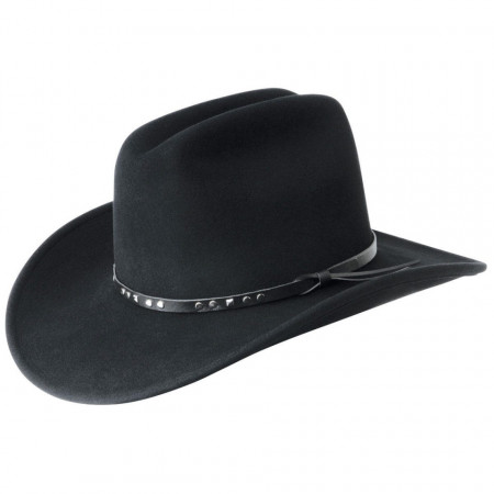 Palarie Bailey of Hollywood Wind River® Chisolm Western Negru