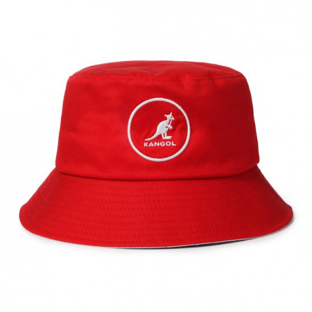 Palarie rosie Kangol Cotton Bucket