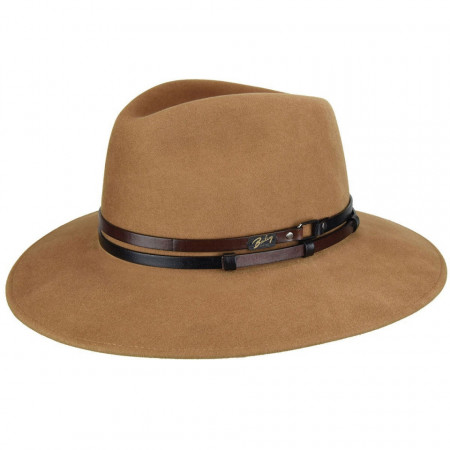 Bailey Stedman Elite Traveller Hut LiteFelt Filzhut, Camel Braun