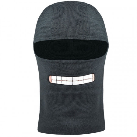 Kangol okay folding balaclava Muetze, Dunkelgrau