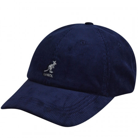 Kangol sapka cord ajustable baseball, Sötétkék, 55-61 CM
