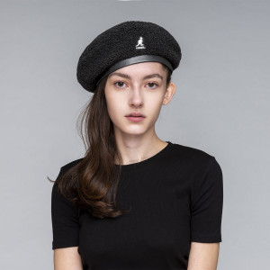 Bereta Kangol Nylon Plush Reversible Negru 2