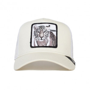 Goorin Bros the white tiger trucker cap, Weiß