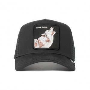Goorin Bros Trucker Cap Wolf Man, Schwarz