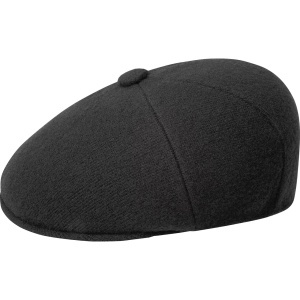 Kangol, basca din lana Panel 575, Negru mat