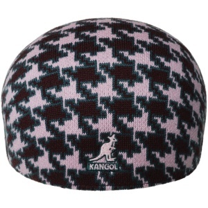 Kangol, Basca houndstooth 507, Roz/Negru 2