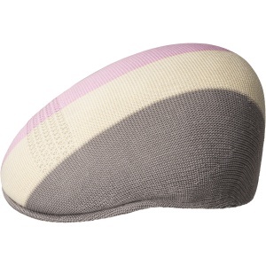 Kangol, basca tropic bold stripe 504, Gri melange