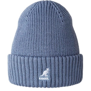 Kangol merino wool Muetze, Blau
