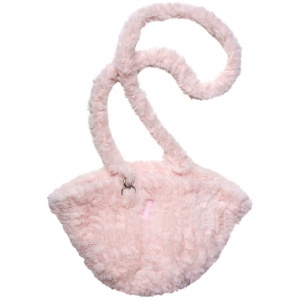 Kangol, Palarie bucket faux fur 2 way, Roz pastel