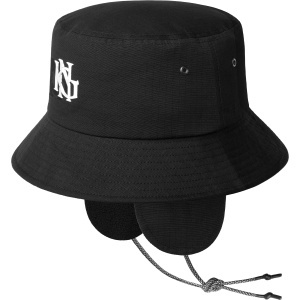 Kangol, palarie bucket interlock earfap, Negru mat - Img 2