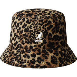 Kangol, palarie bucket leopard interlock earfap, Maro