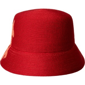 Kangol, palarie bucket Thermal logo, Rosu mac - Img 4