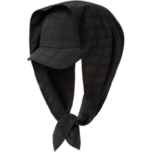 kangol, sapca 5 panel Seersucker, Negru mat