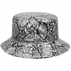 Palarie Kangol Snakeskin Bucket Negru 4