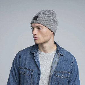 Caciula Kangol Patch Beanie Gri 3